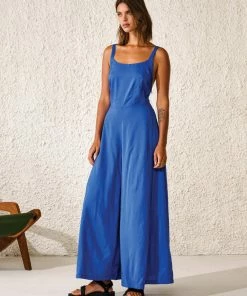 Bellerose Vanessa Jumpsuit In Lazuli Blue 11 Bellerose Vanessa Jumpsuit In Lazuli Blue
