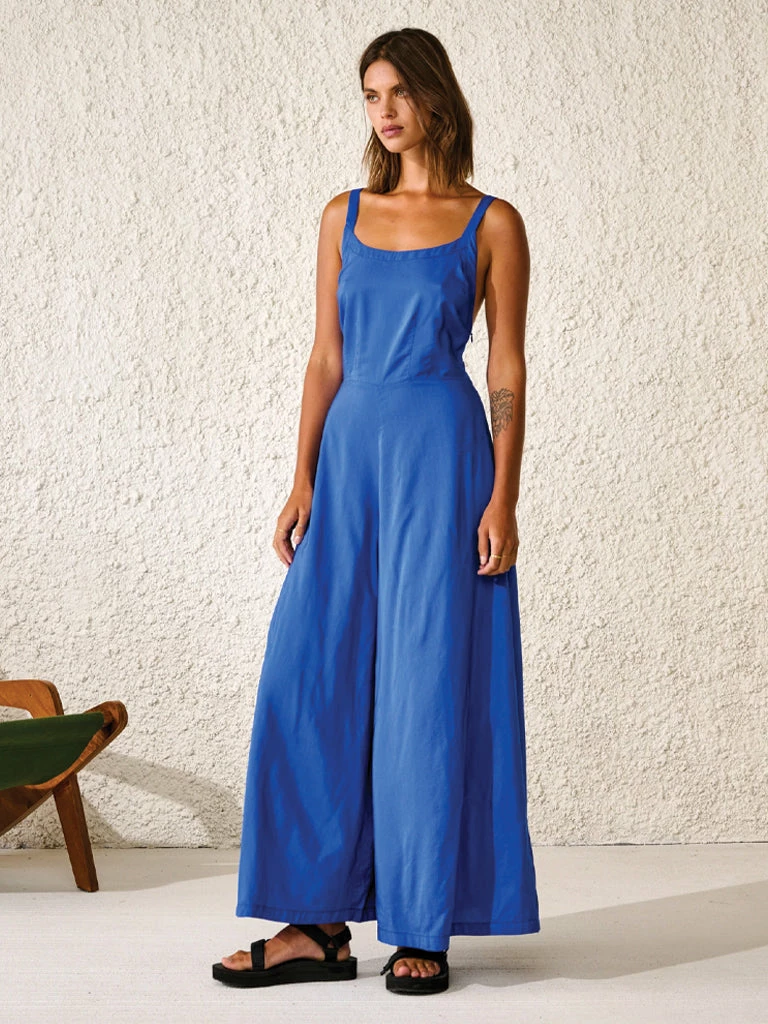 Bellerose Vanessa Jumpsuit In Lazuli Blue 7 Bellerose Vanessa Jumpsuit In Lazuli Blue