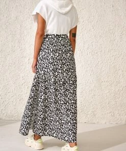Bellerose Hozz Animal Skirt In Black 12 Bellerose Hozz Animal Skirt In Black