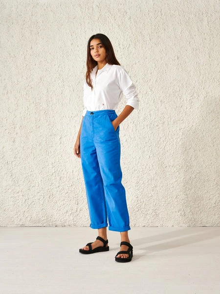 Bellerose Pasop Trousers - Sea 3 Bellerose Pasop Trousers - Sea
