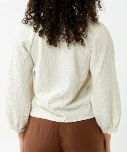 Bellerose Neutral Stripe Alix Blouse