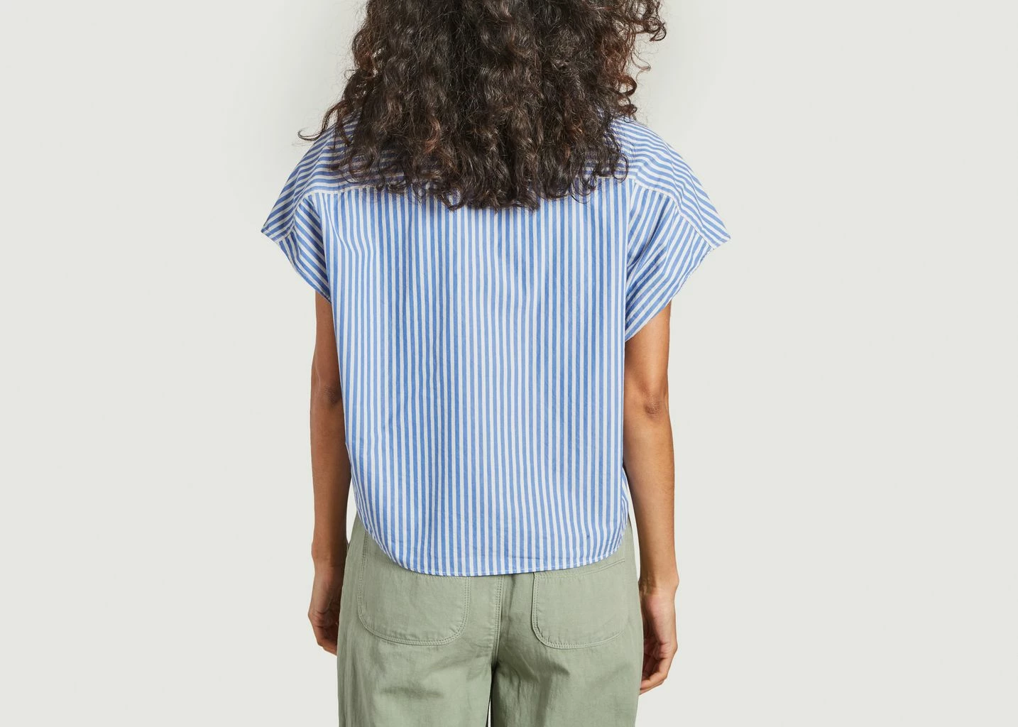 Bellerose Striped Shirt Short Sleeves Gerda 4 Bellerose Striped Shirt Short Sleeves Gerda