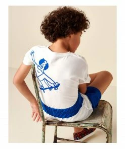 Bellerose White Bellerose Kenu T Shirt 7 Bellerose White Bellerose Kenu T Shirt