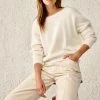 Bellerose Datev Knit In Ecru 1 Bellerose Datev Knit In Ecru