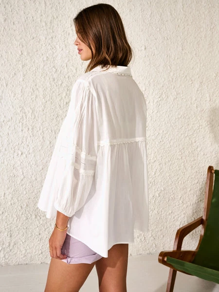 Bellerose Doushka Blouse - White 3 Bellerose Doushka Blouse - White