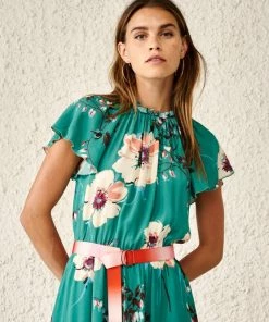 Bellerose Sofie Dress Green Combo A
