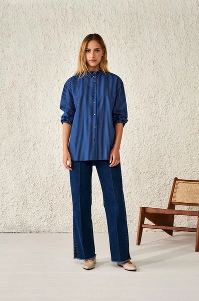 Bellerose Greta Shirt Stripe A 4 Bellerose Greta Shirt Stripe A