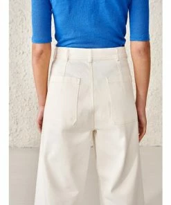 Bellerose Lotan Wide Leg Women's Trousers Natural