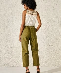 Bellerose Pizzy Trousers In Military 10 Bellerose Pizzy Trousers In Military