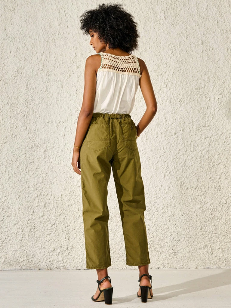 Bellerose Pizzy Trousers In Military 5 Bellerose Pizzy Trousers In Military