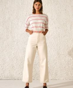 Bellerose Neep Linen Knit In Red