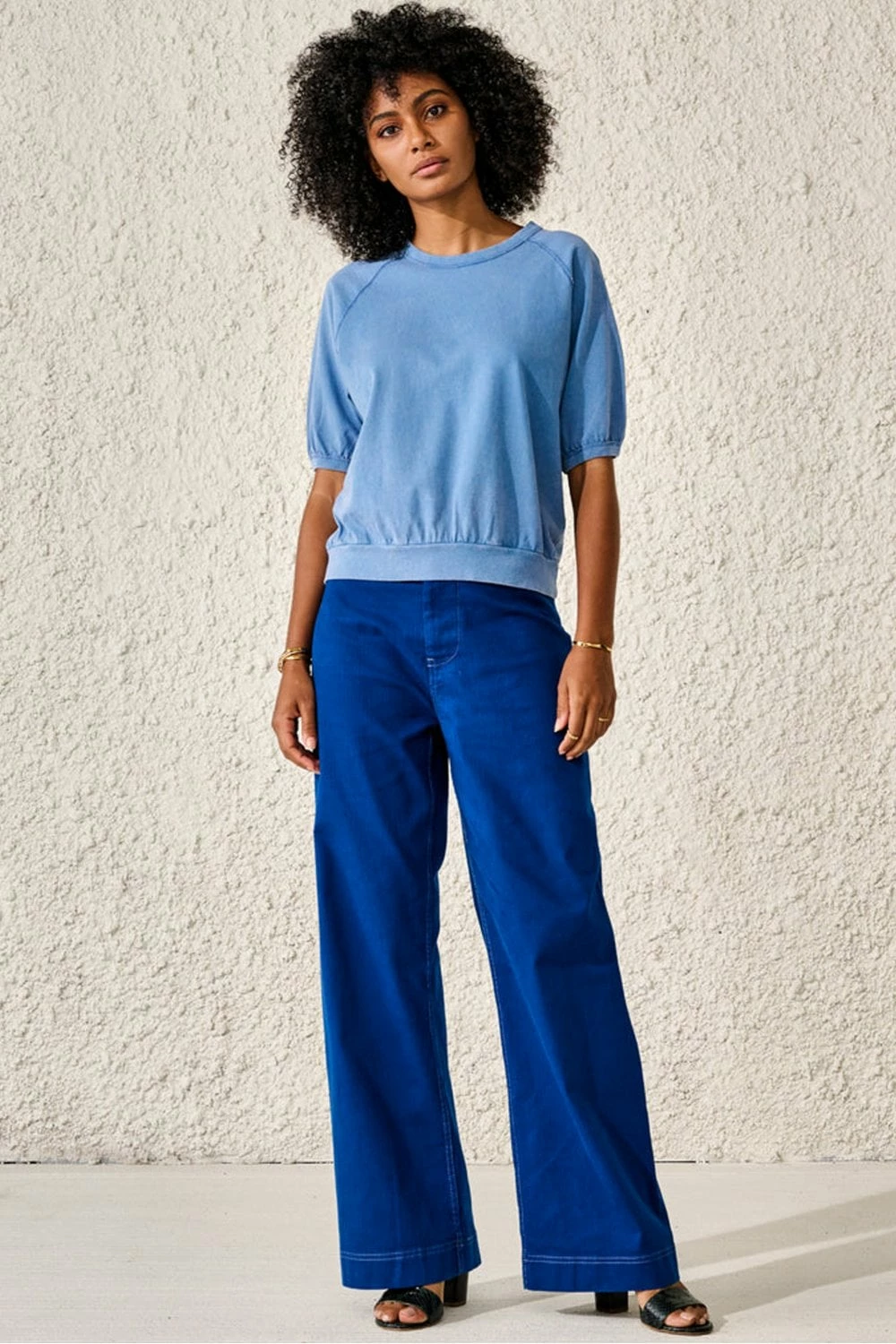 Bellerose Venus Teeshirt In Denim 4 Bellerose Venus Teeshirt In Denim