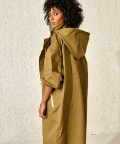 Bellerose Hosfo Long Parka In Military