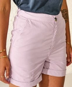 Bellerose Paposs Cotton Women's Shorts- Iris