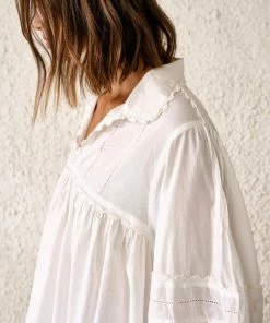 Bellerose Doushka Blouse - White 7 Bellerose Doushka Blouse - White