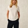 Bellerose Covi T-Shirt In Off White 1 Bellerose Covi T-Shirt In Off White