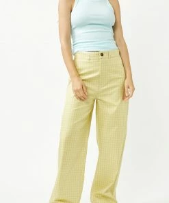 Bellerose Yellow Check Lottie Trousers