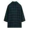 Bellerose Green and Blue Checkered Craft Coat