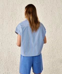 Bellerose Gerda Shirt - Blue Stripe