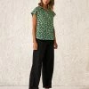 Bellerose Soukie Printed Shirt In Green 1 Bellerose Soukie Printed Shirt In Green