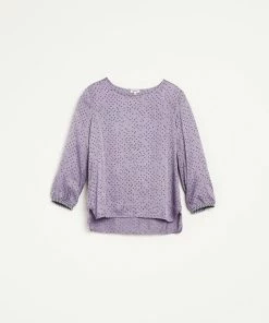 Bellerose Solong Lilac Spot Viscose Top