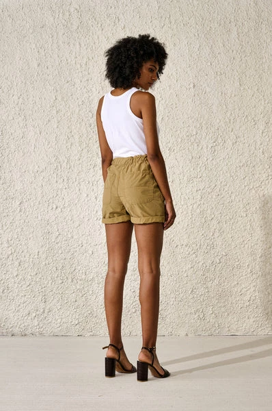 Bellerose Paposs Shorts Kaki 4 Bellerose Paposs Shorts Kaki