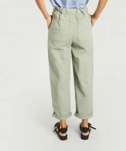 Bellerose Pasop Cotton And Linen Pants