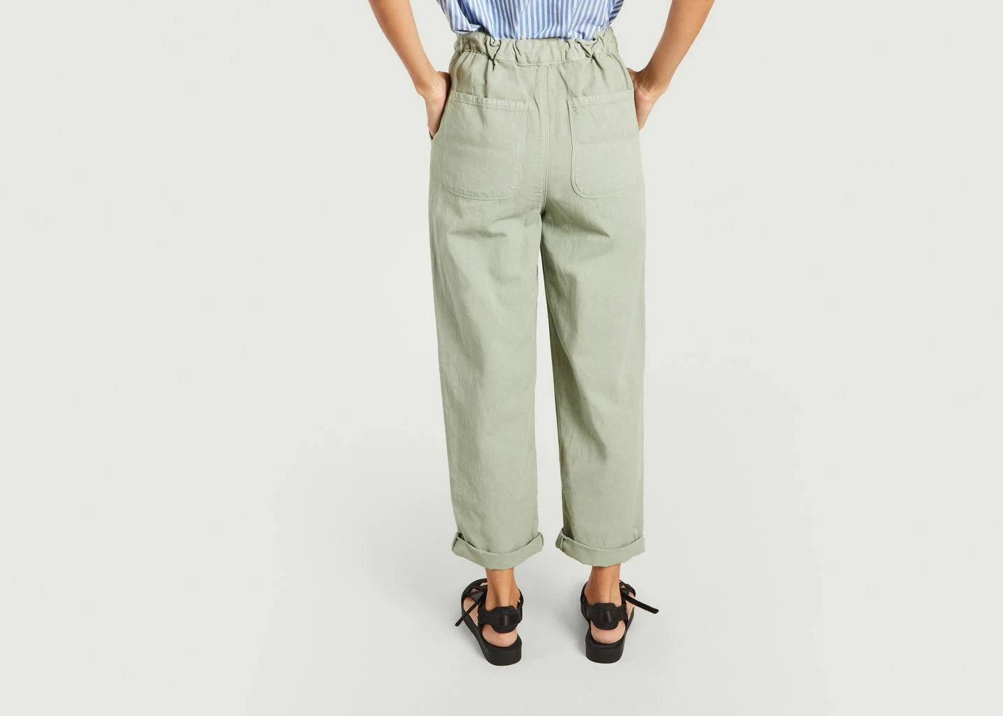 Bellerose Pasop Cotton And Linen Pants 4 Bellerose Pasop Cotton And Linen Pants