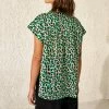 Bellerose Soukie Print Shirt- Green 1 Bellerose Soukie Print Shirt- Green