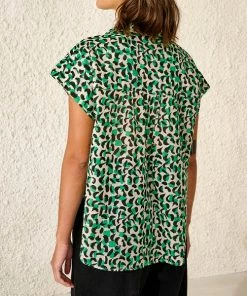 Bellerose Soukie Print Shirt- Green