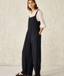 Bellerose Pixies Jumpsuit In Off Black