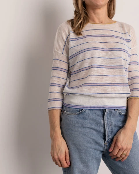 Bellerose Pullover Neep Stripe 6 Bellerose Pullover Neep Stripe