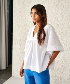 Bellerose Camicia Azelie Bianca Donna 7 Bellerose Camicia Azelie Bianca Donna