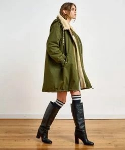 Bellerose Laos Parka In Olive