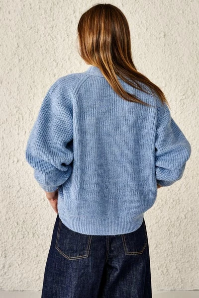 Bellerose Dosany Chambray Cardigan 5 Bellerose Dosany Chambray Cardigan