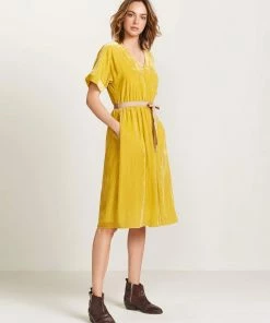 Bellerose Yellow Pollen Hoek Dress