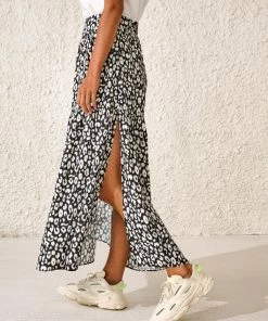 Bellerose Hozz Animal Skirt In Black 9 Bellerose Hozz Animal Skirt In Black