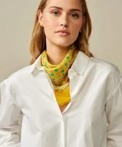 Bellerose Yellow Selvina Combo Scarf