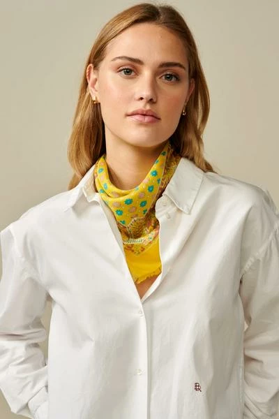 Bellerose Yellow Selvina Combo Scarf 4 Bellerose Yellow Selvina Combo Scarf