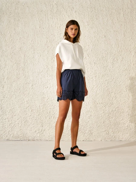 Bellerose Helio Shorts - Navy 4 Bellerose Helio Shorts - Navy