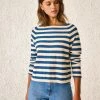 Bellerose Reacar Stripe Knit In Blue