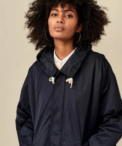 Bellerose Laos Parka Coat Navy
