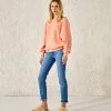 Bellerose Fella Sweatshirt - Tangerine 2 Bellerose Fella Sweatshirt - Tangerine