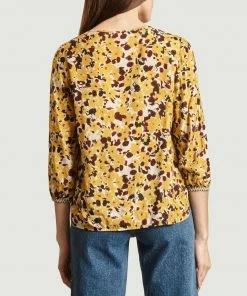 Bellerose yellow/red So Long Flower Print Blouse