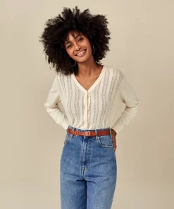 Bellerose Off White Ranoss Knit Sweater 8 Bellerose Off White Ranoss Knit Sweater