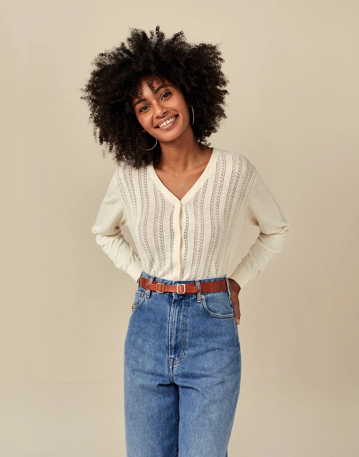 Bellerose Off White Ranoss Knit Sweater 5 Bellerose Off White Ranoss Knit Sweater