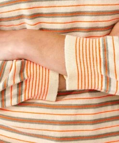 Bellerose Gops Stripe Sweater In Pale Combo