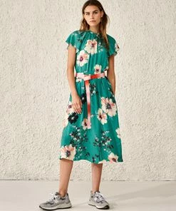 Bellerose Sofie Dress Green Combo A