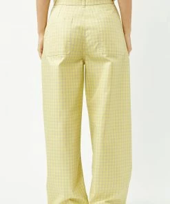 Bellerose Yellow Check Lottie Trousers 7 Bellerose Yellow Check Lottie Trousers