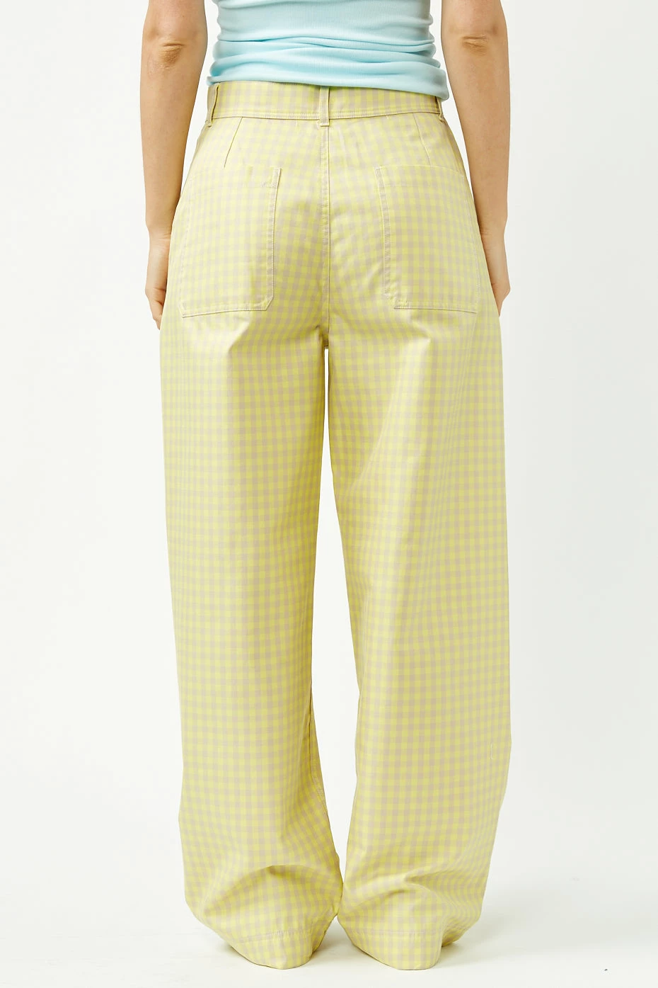 Bellerose Yellow Check Lottie Trousers 5 Bellerose Yellow Check Lottie Trousers